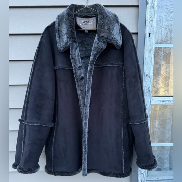 Cyclone faux Shearling Coat. NWOT - Picture 2 of 8